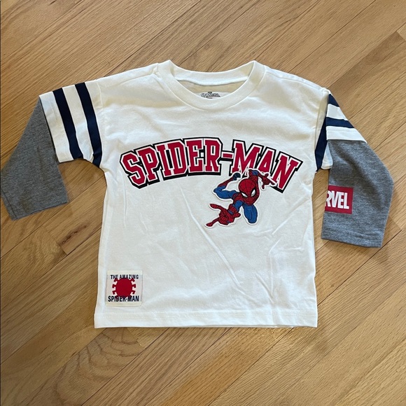 NWT Marvel Toddler Navy and White Spider-Man Polo Jacket size 2T - Picture 5 of 10